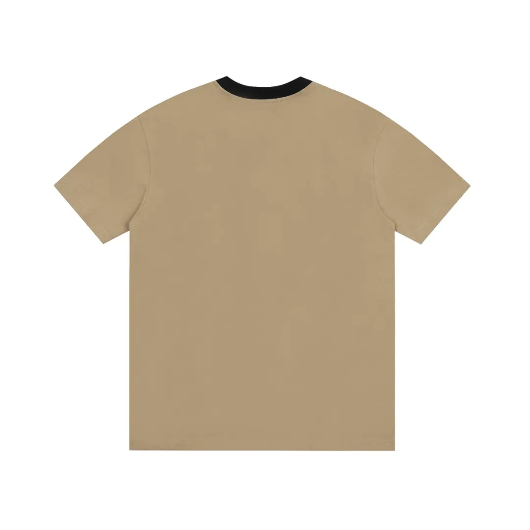 VIVI09# vivienne west wood new spring product West Queen Vivian Saturn letter embroidery printing Size: XS-L Color: black coffee